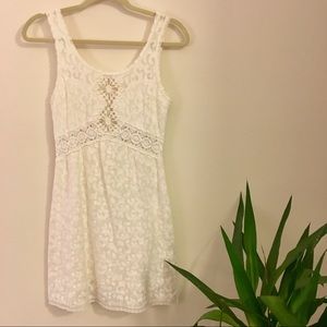 Free People daisy chain dress in white - XS